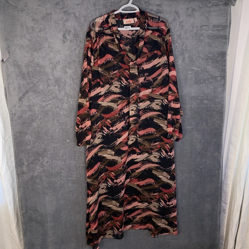 Evri 3x Sheer Maxi Dress office